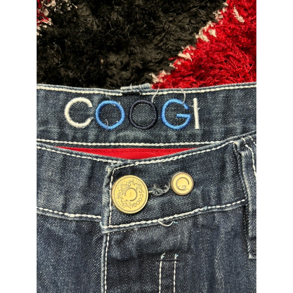 VTG Coogi Heritage Jeans Australia Denim Embroidered Script Baggy Hip Hop 42x35 - Picture 6 of 9